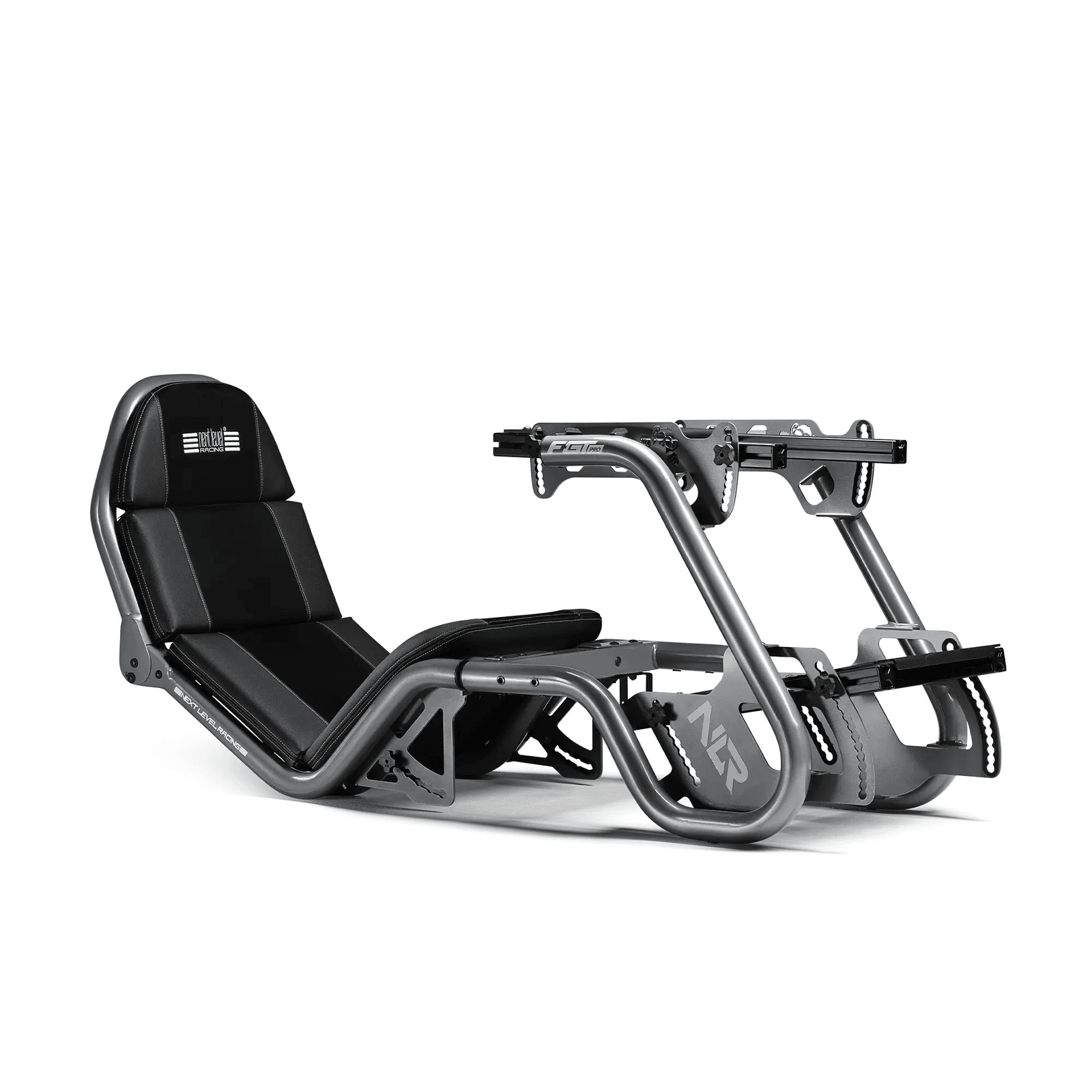 Next Level Racing Cockpit F-GT Pro Formula és GT Racing Szimulátor ülés és konzolok - Szürke (NLR-R002)-0