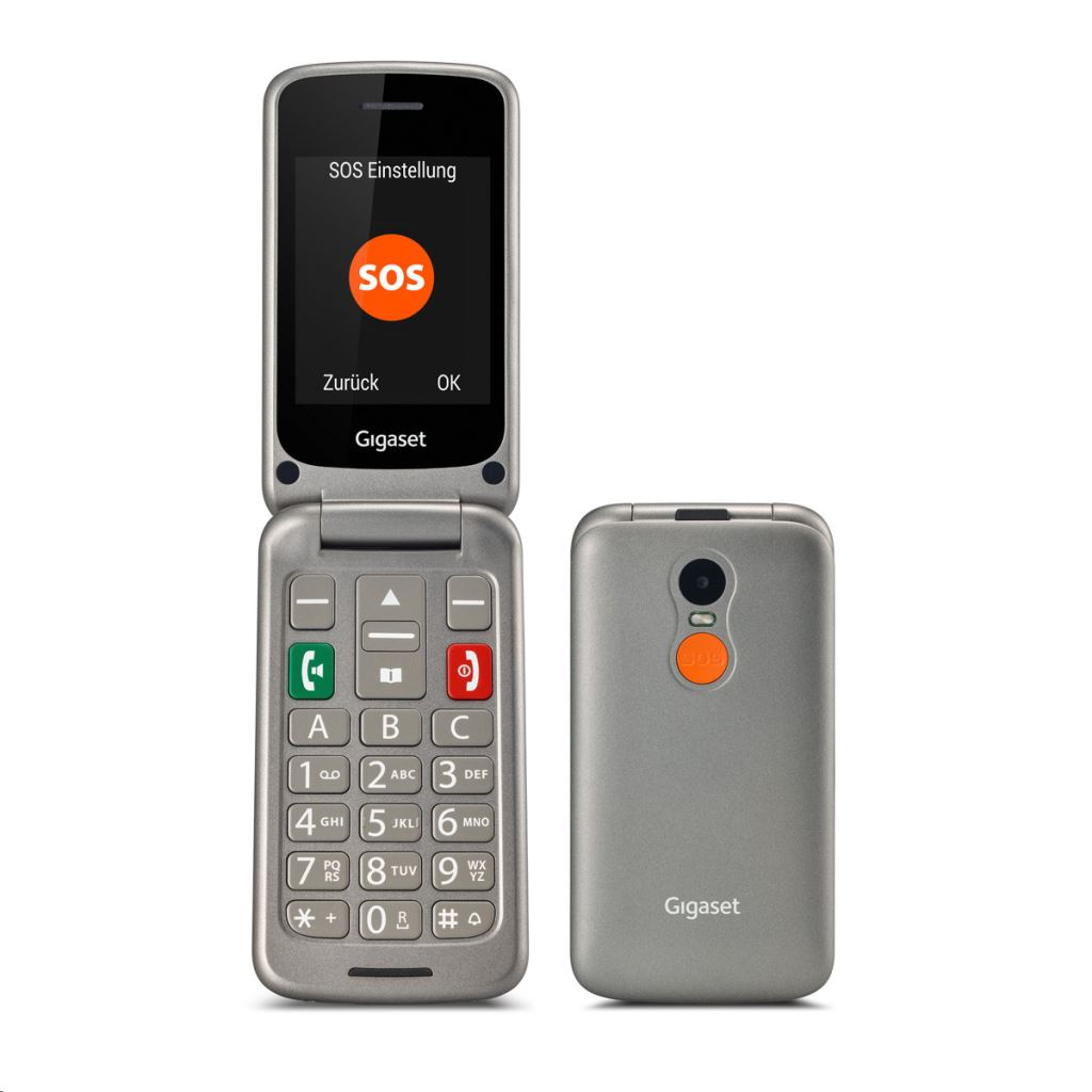 Gigaset GL590 Dual-Sim mobiltelefon szürke (GL590)-0