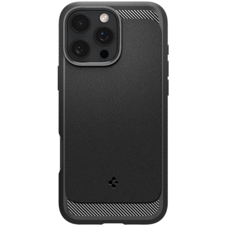 Spigen Rugged Armor MagSafe Matte Black iPhone 16 Pro tok (ACS08115)-0