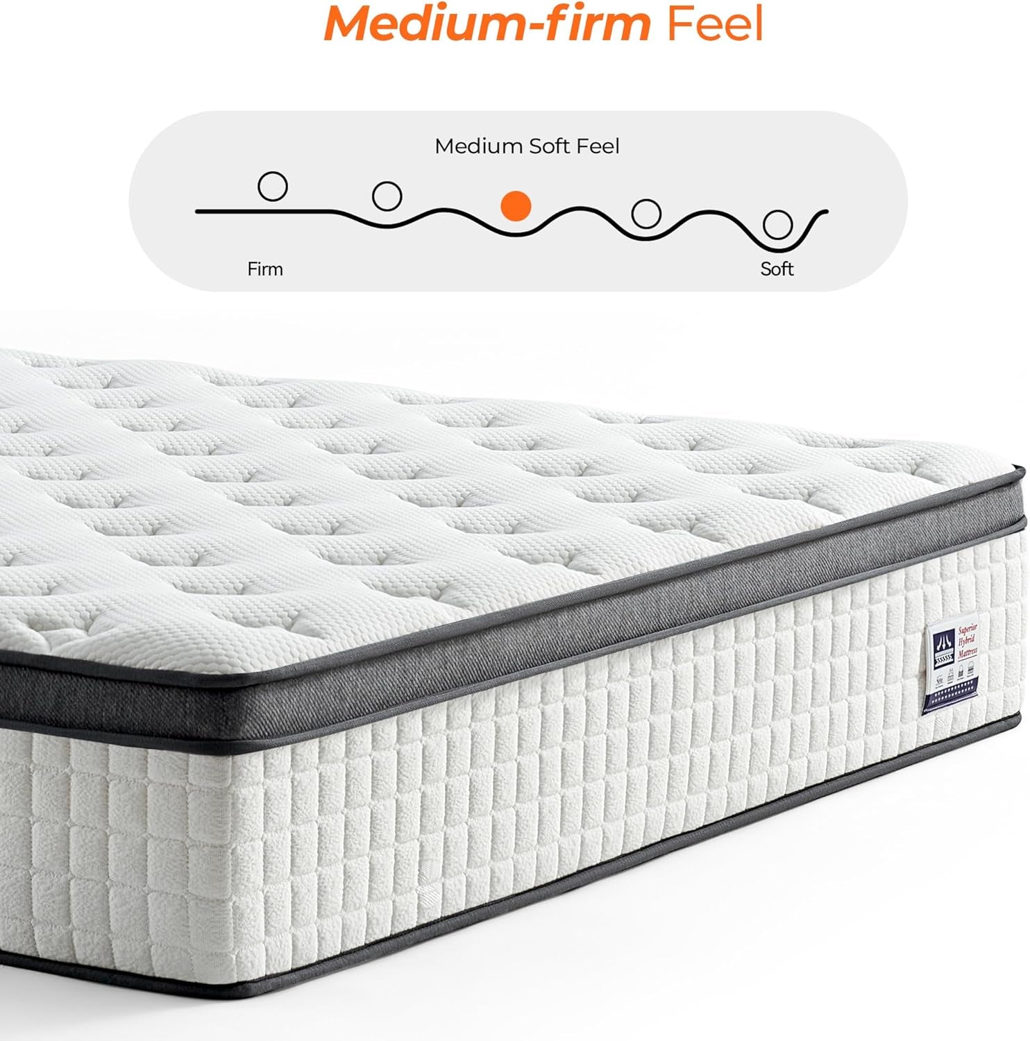 Queen Size Hybrid Mattress Gel MemoryFoam ProEdition-4