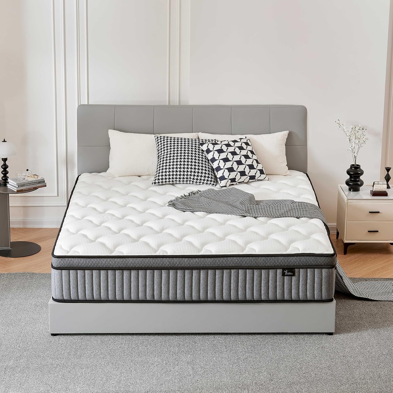 12 Inch Ultra Hybrid CoolingGelMemoryFoam Mattress-3