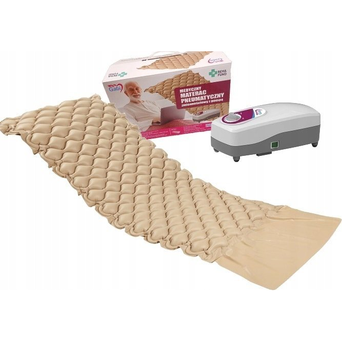 Rehafund Medical Kompresszoros Felfekvés elleni matrac 130kg-ig - Bézs (HF6001 | 210710)-0