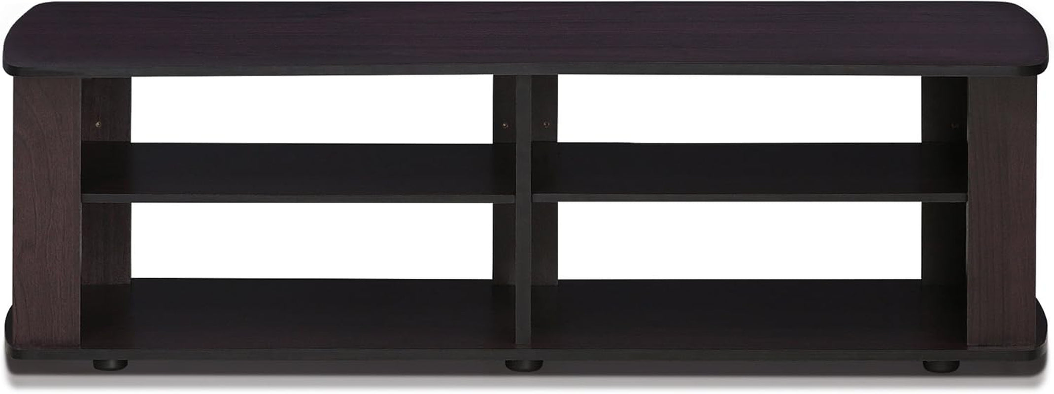 Nelly Dark Walnut Entertainment Center TV Stand 43.3W x 13.4H-3