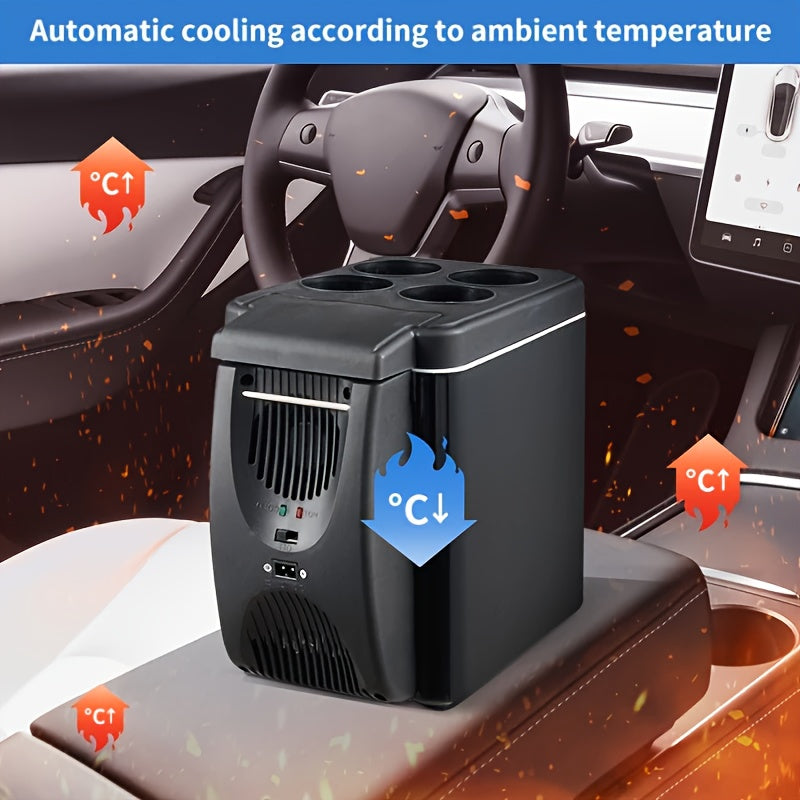 NNETM Car Fridge Mini Freezer Cooler-3