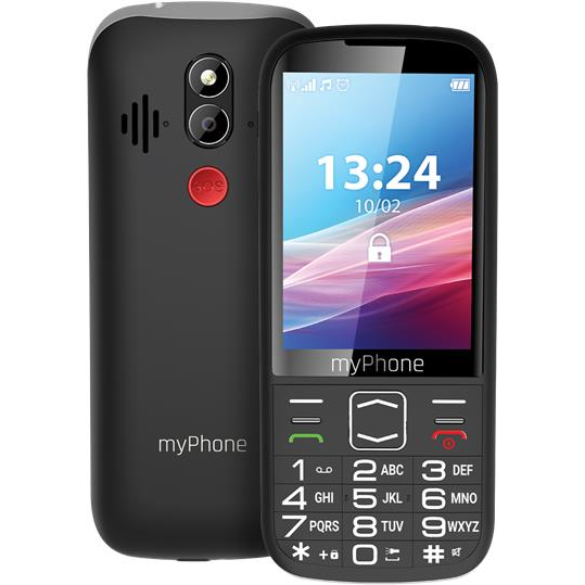 MyPhone Halo 4 LTE Senior, fekete (TELEFON myPhone HALO 4 LTE)-0