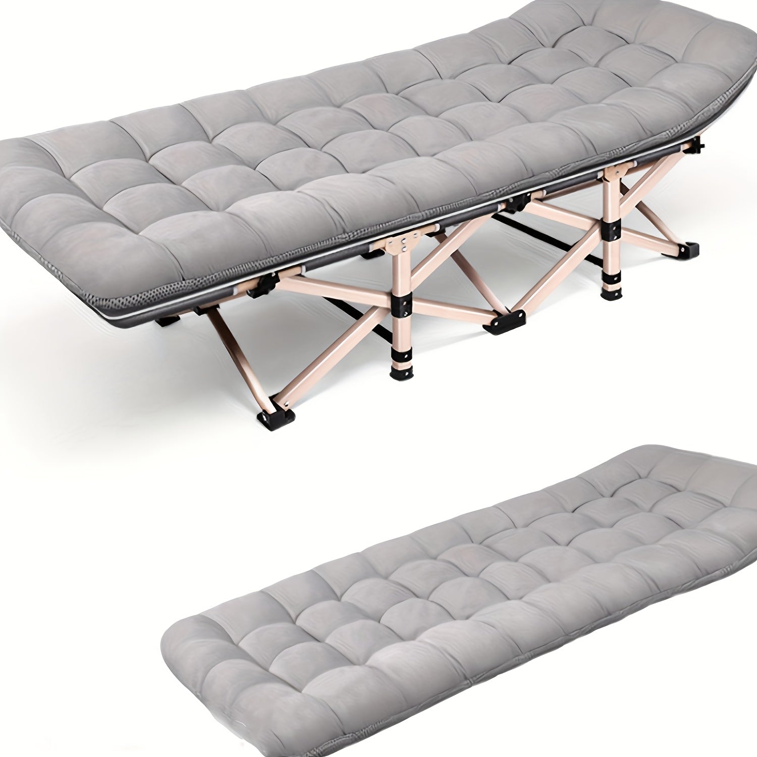 NNETM Foam Mattress for Travel (Gray)-1