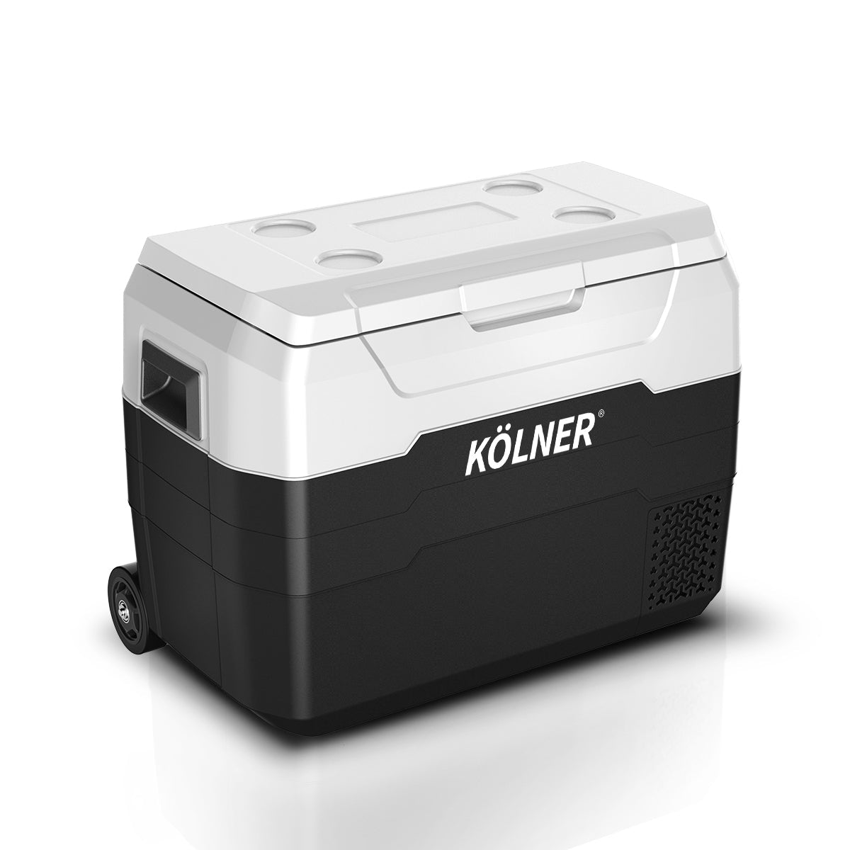 NNEDPE Kolner 40L Portable Fridge Cooler Freezer Refrigerator w/ Trolley-4