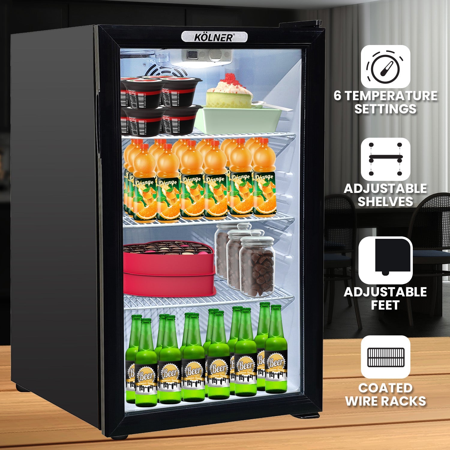 NNEDPE 100L Bar Fridge-3