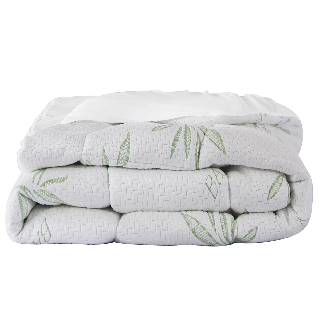 NNEIDS Dreamz Bamboo Pillowtop Mattress Topper Queen-0