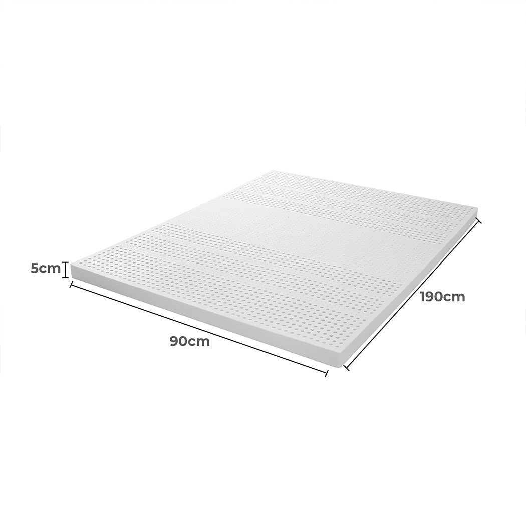 NNEIDS Dreamz Latex Mattress Topper Single-1