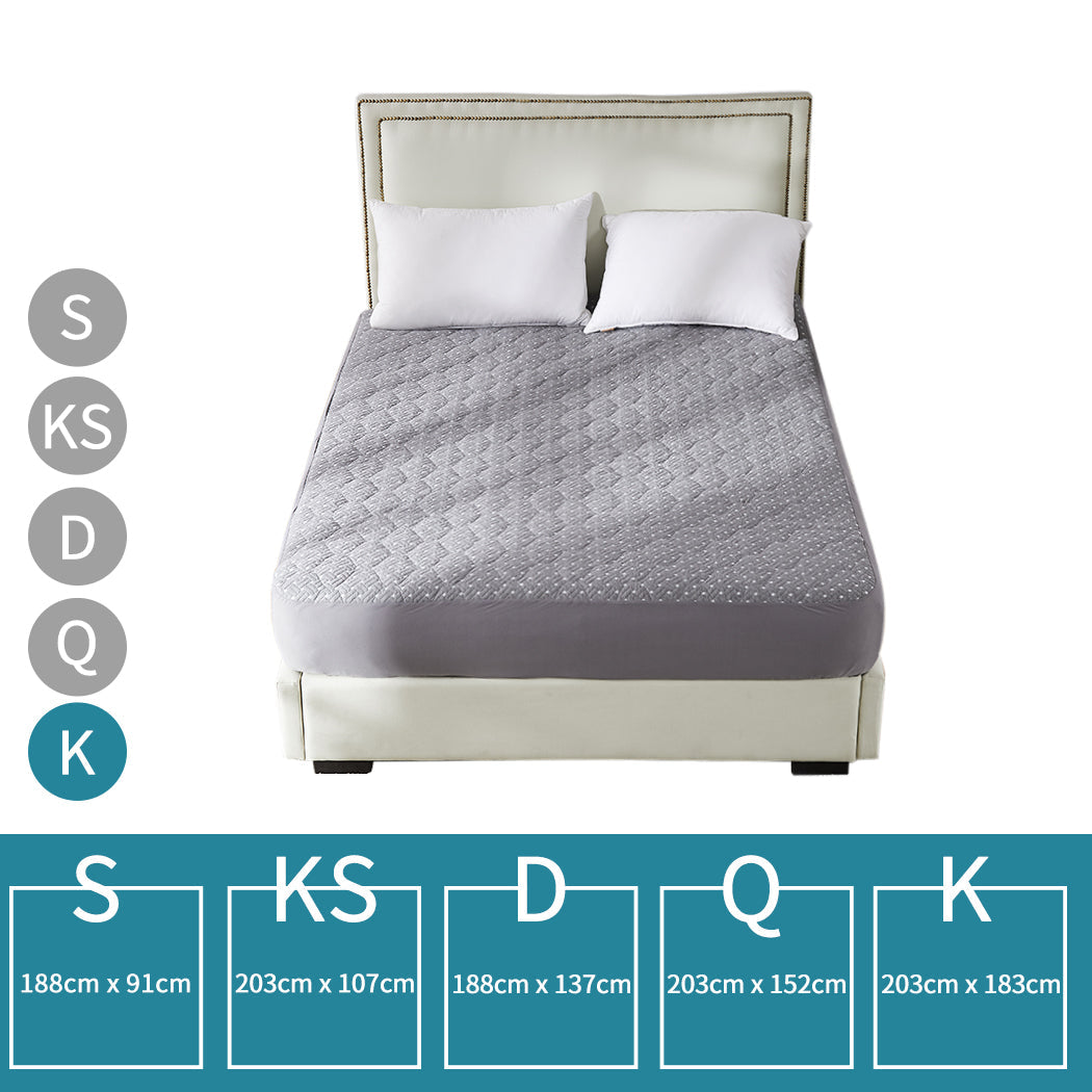 NNEIDS Dreamz Mattress Protector Topper Bamboo King-1