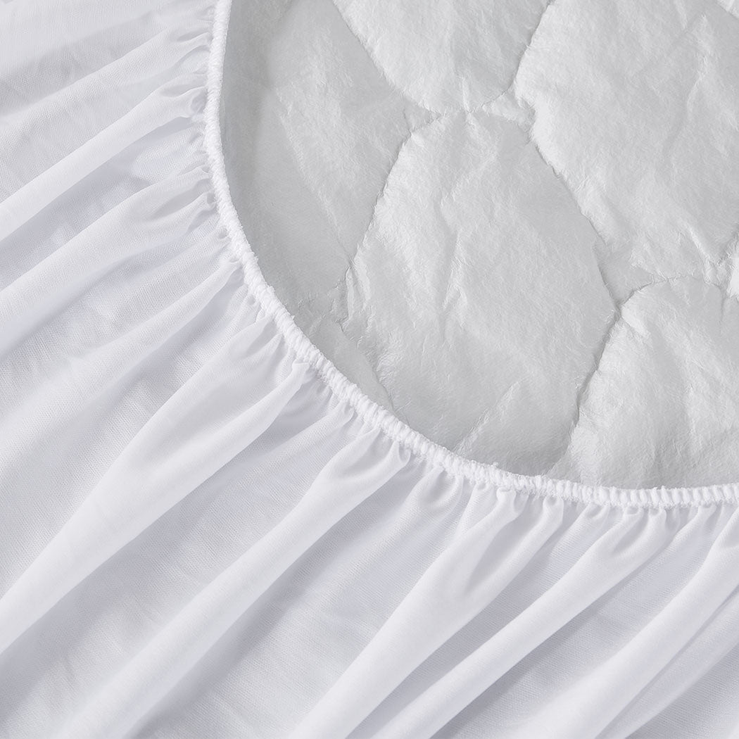 NNEIDS Dreamz Mattress Protector Topper Bamboo Double-4