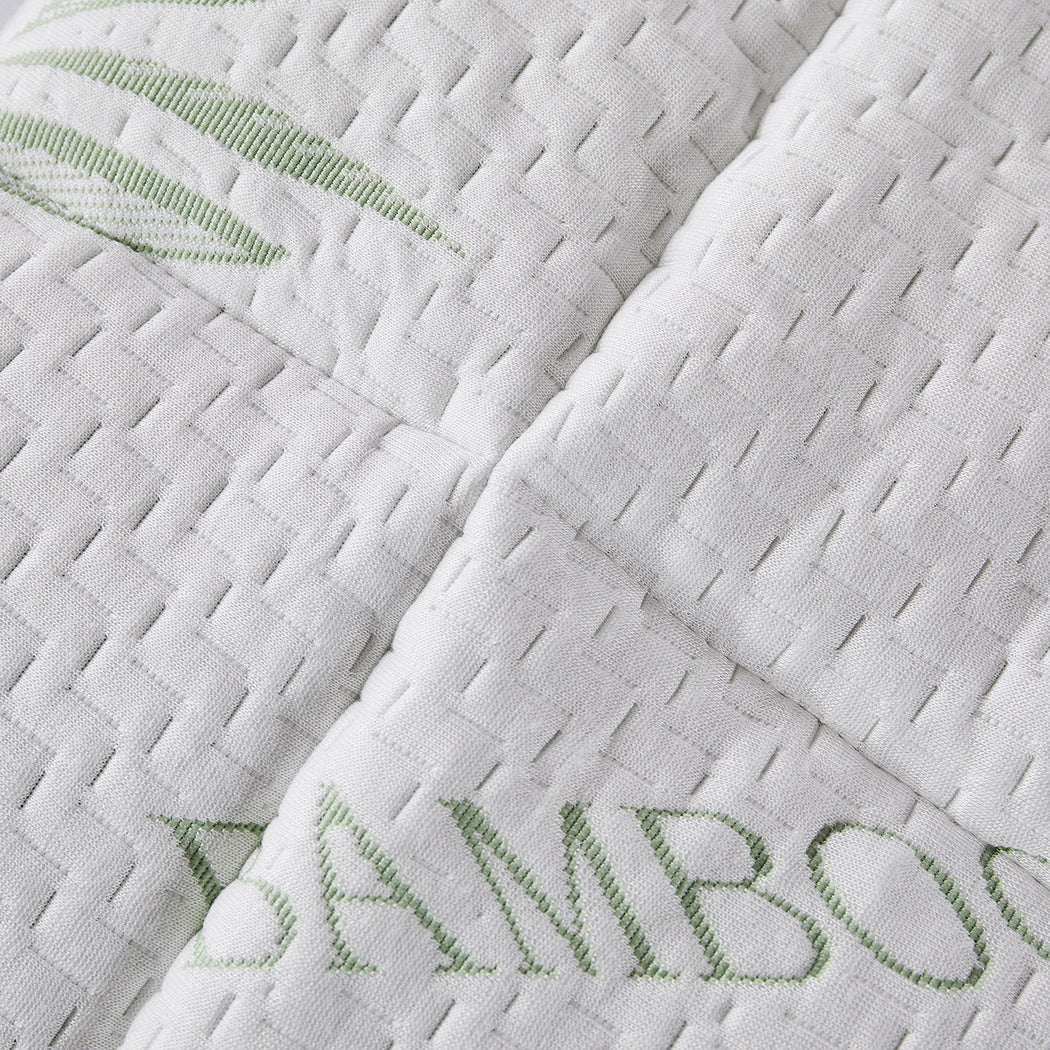 NNEIDS Dreamz Bamboo Pillowtop Mattress Topper Queen-4