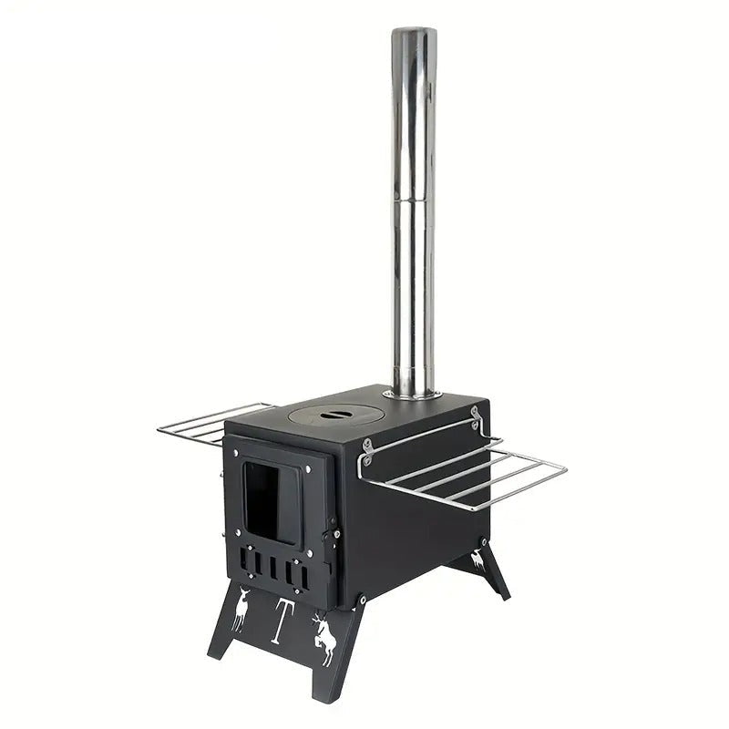 Outdoor Camping Wood Stove Tabletop Heater-1