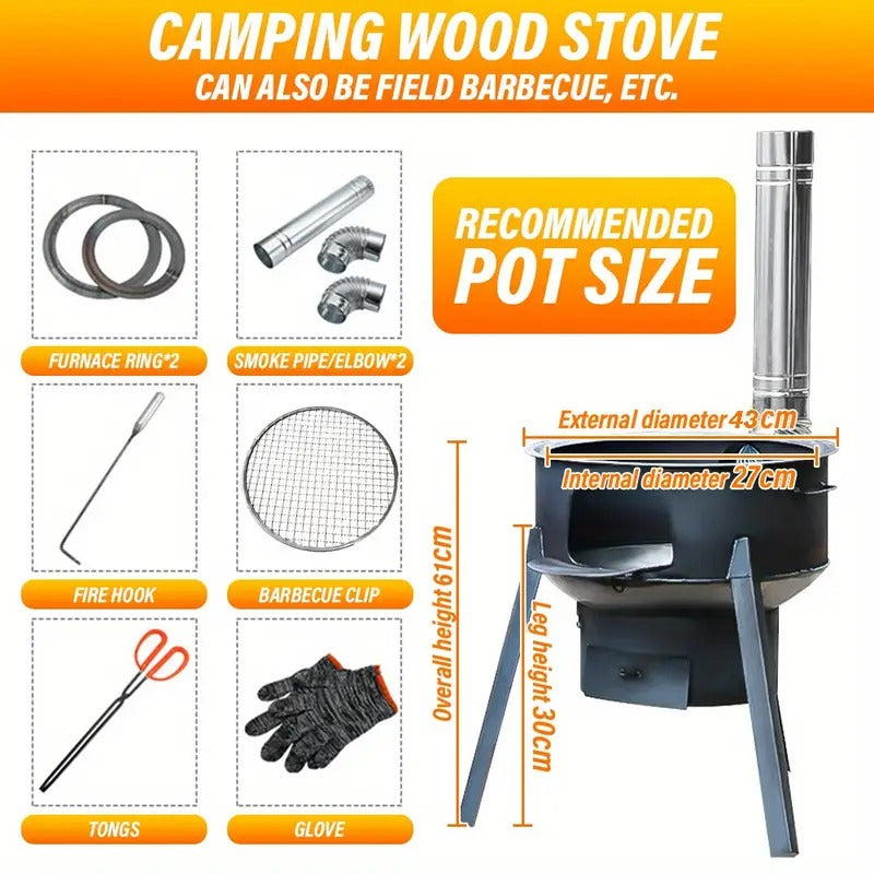 Wood Stove for Outdoor Camping-3