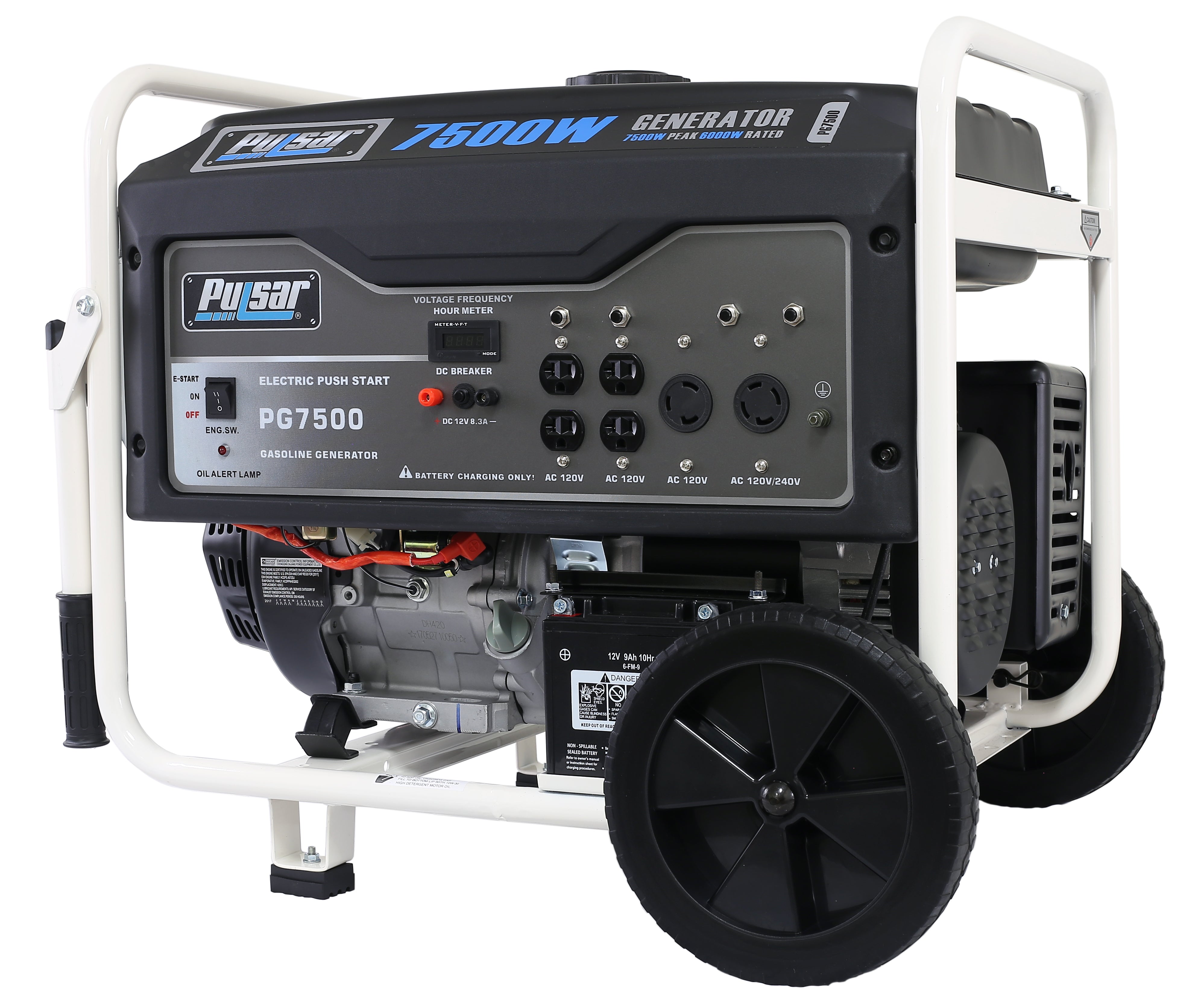 Pulsar 7500W Gas Powered Generator-1