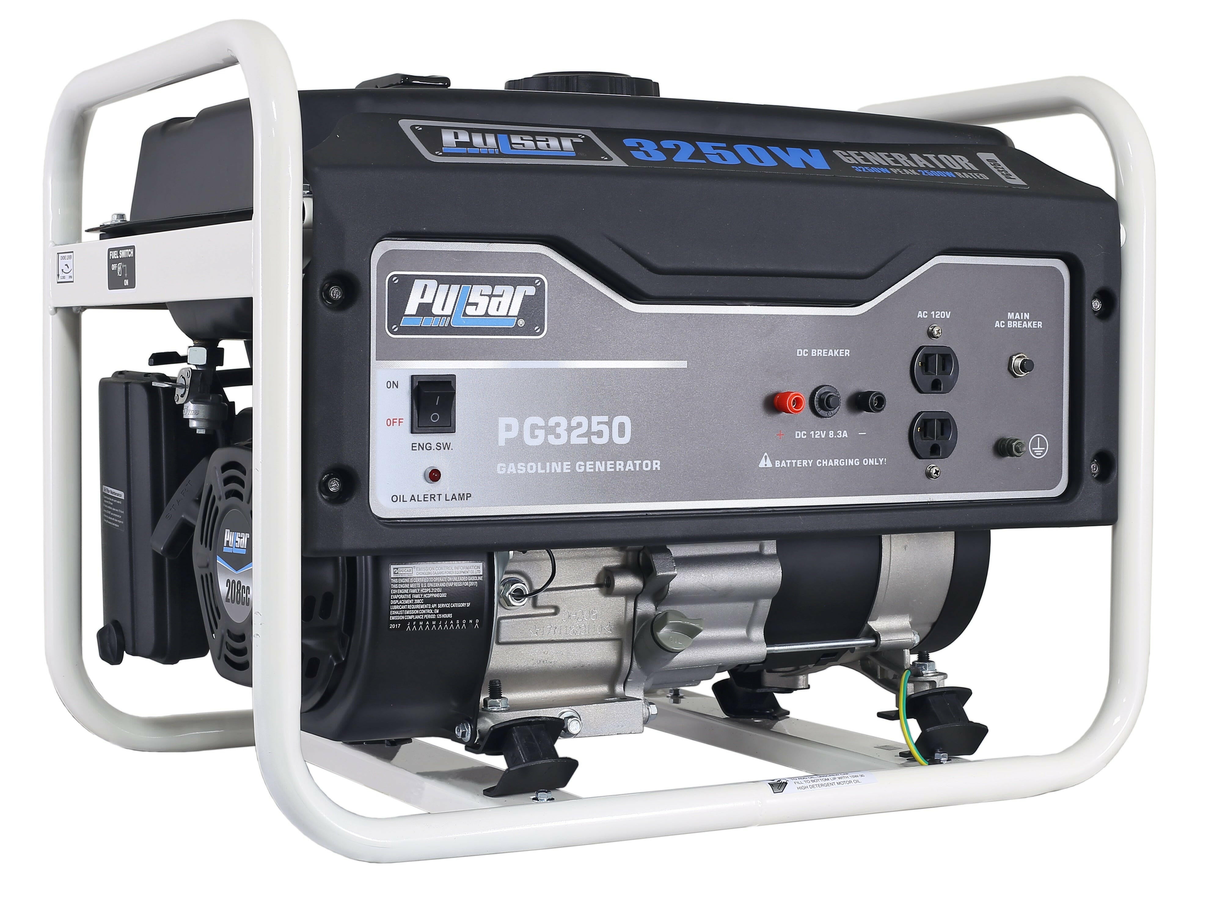 Pulsar 3250W Gas Powered Generator-0