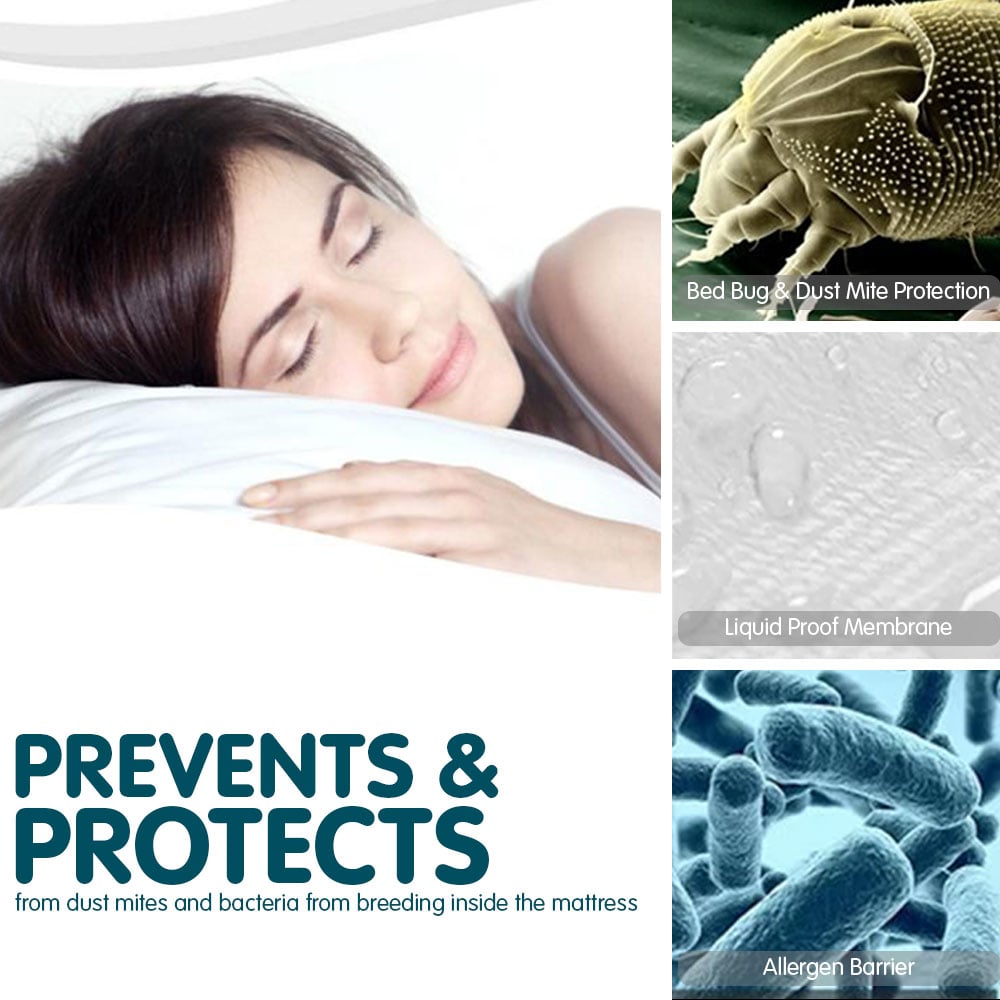 NNEDPE Cool Max Mattress Protector- King-3