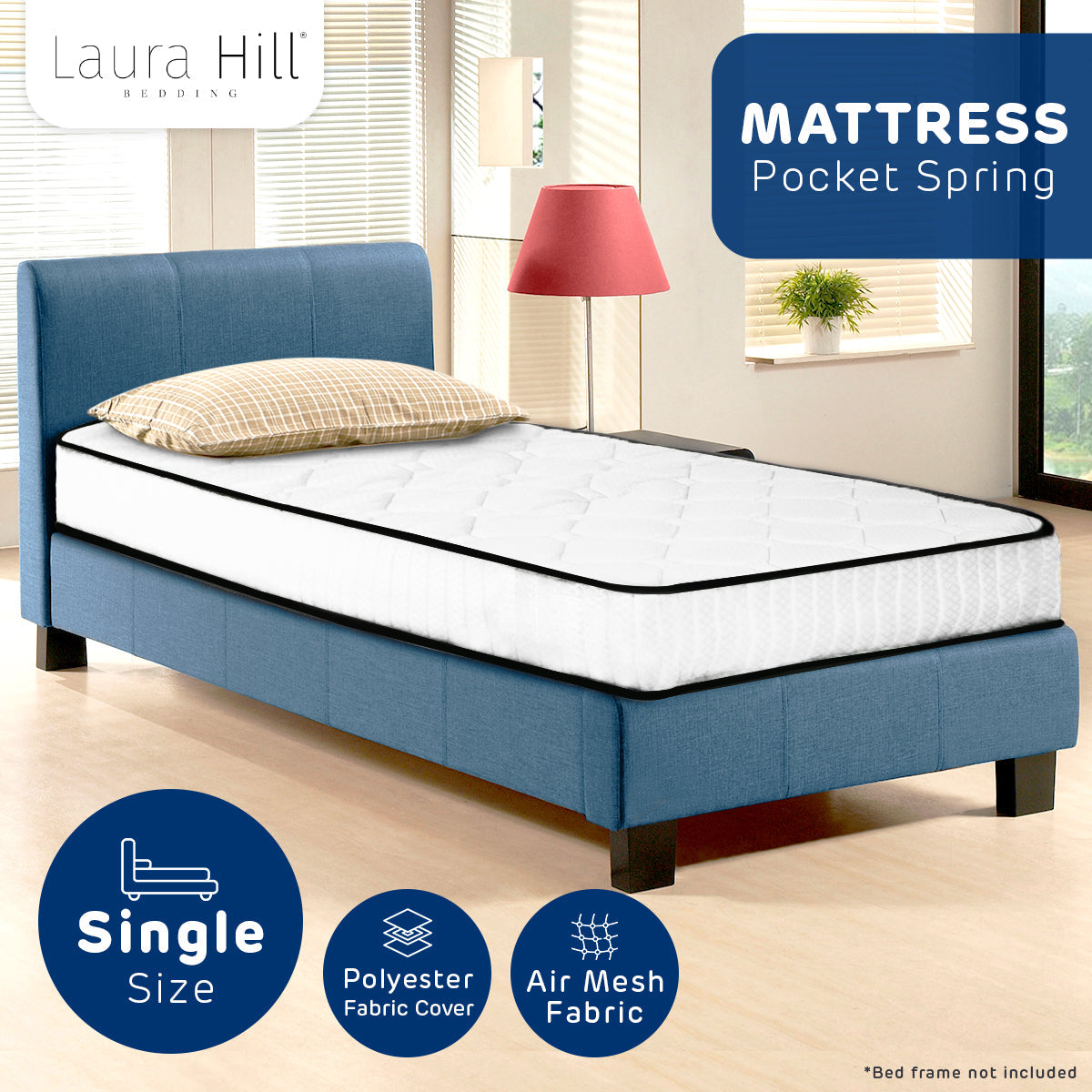NNEDPE Laura Hill Pocket Spring Mattress - King Single-1