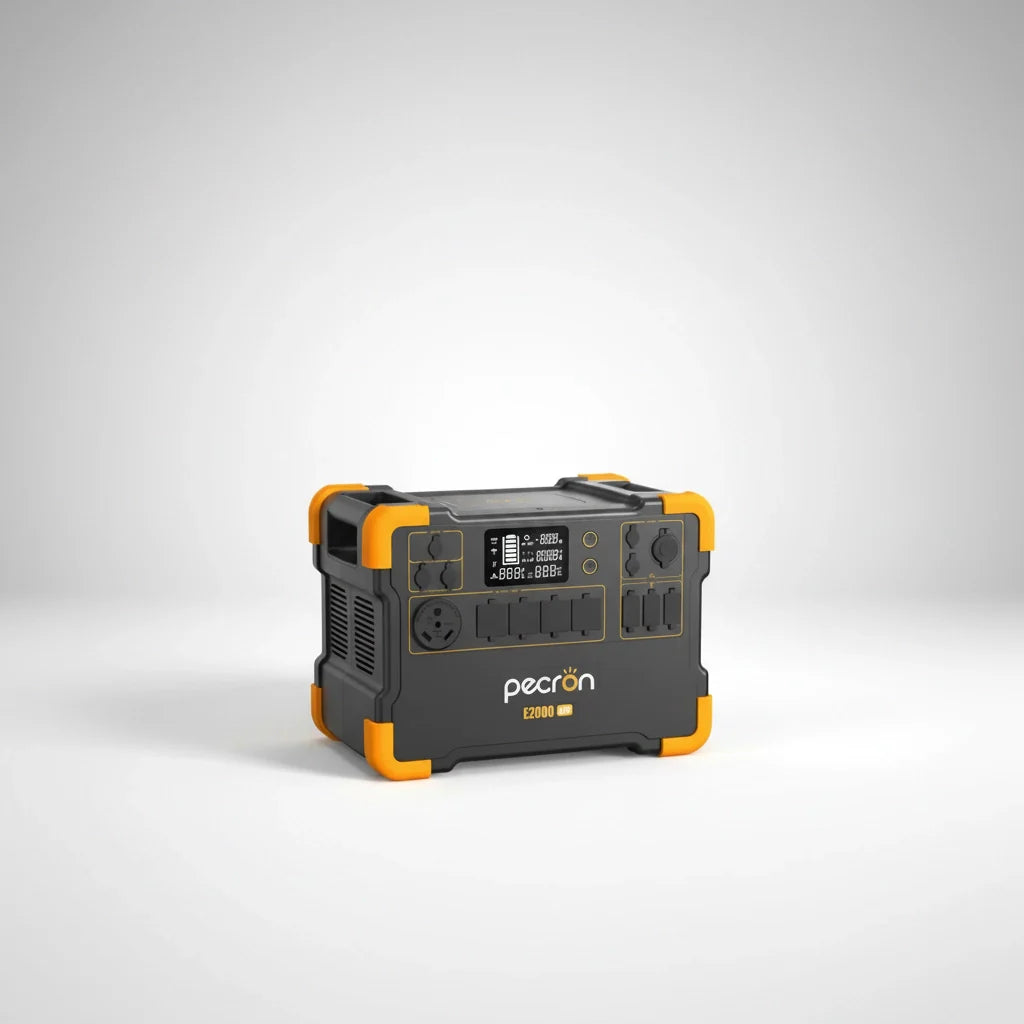 Pecron E2000LFP Portable Power Station 1920Wh Expandable to 8064Wh LiFePO4 Battery 2000W Solar Generator for Home, Camping, RV-0
