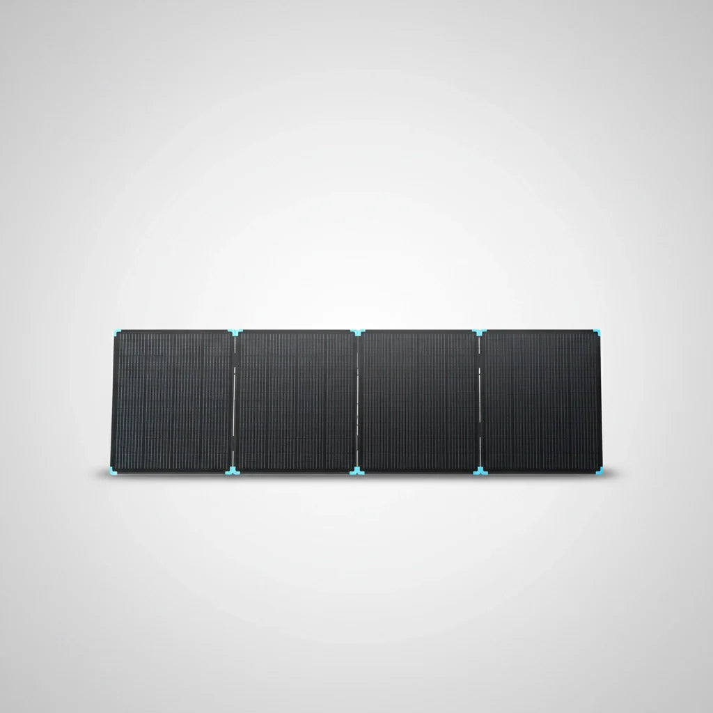 220/400W Lightweight Portable Solar Suitcase, Foldable Solar Panel with Kickstands for RV,Camping, Off Grid System-0