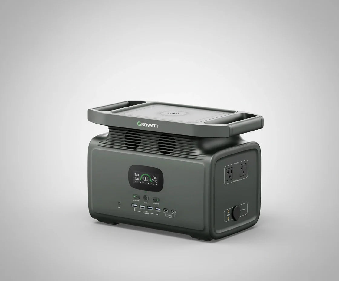 Infinity 1200 Portable Power Station – 1800W Solar Generator, 1280Wh LiFePO4 Battery, 14 Outlets for Home & Outdoor Backup (43 lbs)-0