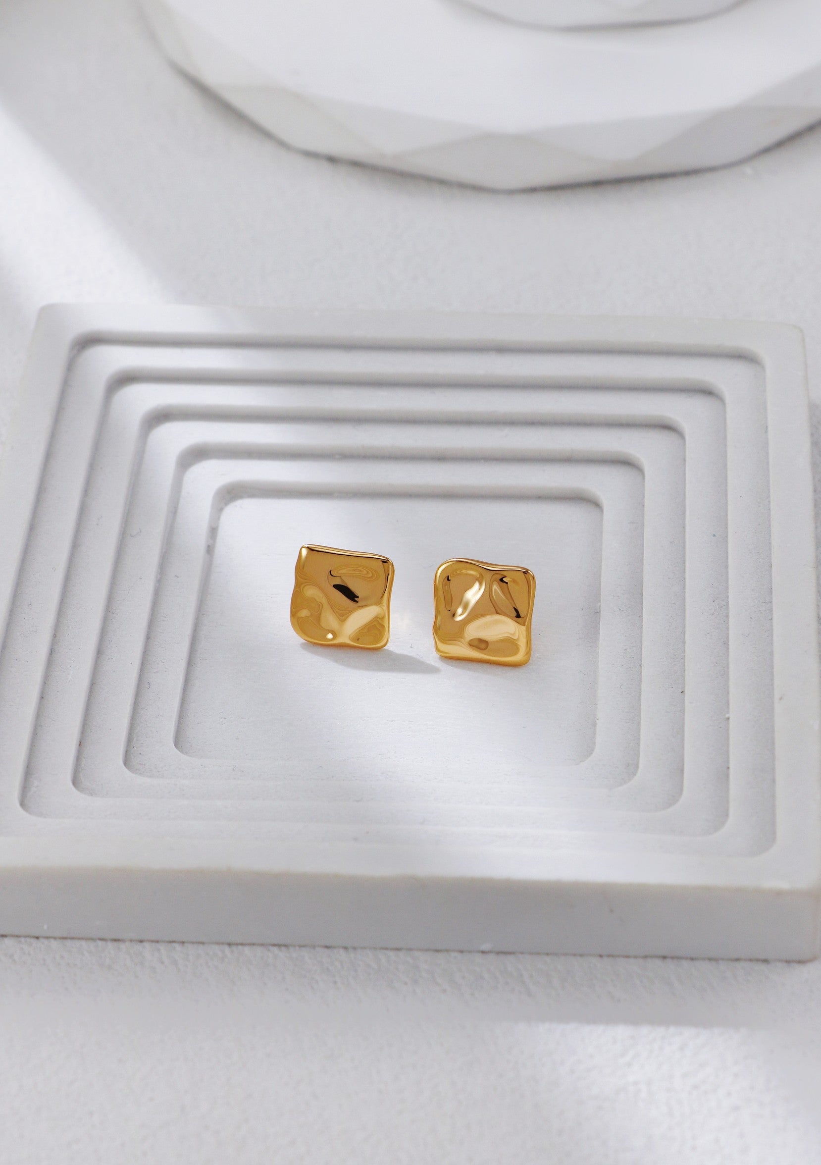 Square Textured Stud-4