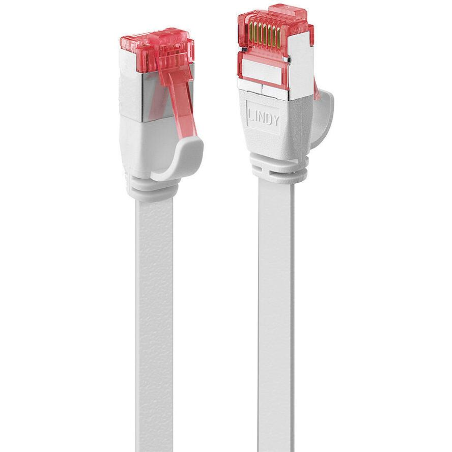 Lindy RJ45 Cat.6 U/FTP 0.3m cabluri de rețea Alb 0,3 m Cat6 U/FTP (STP) (47560)-0
