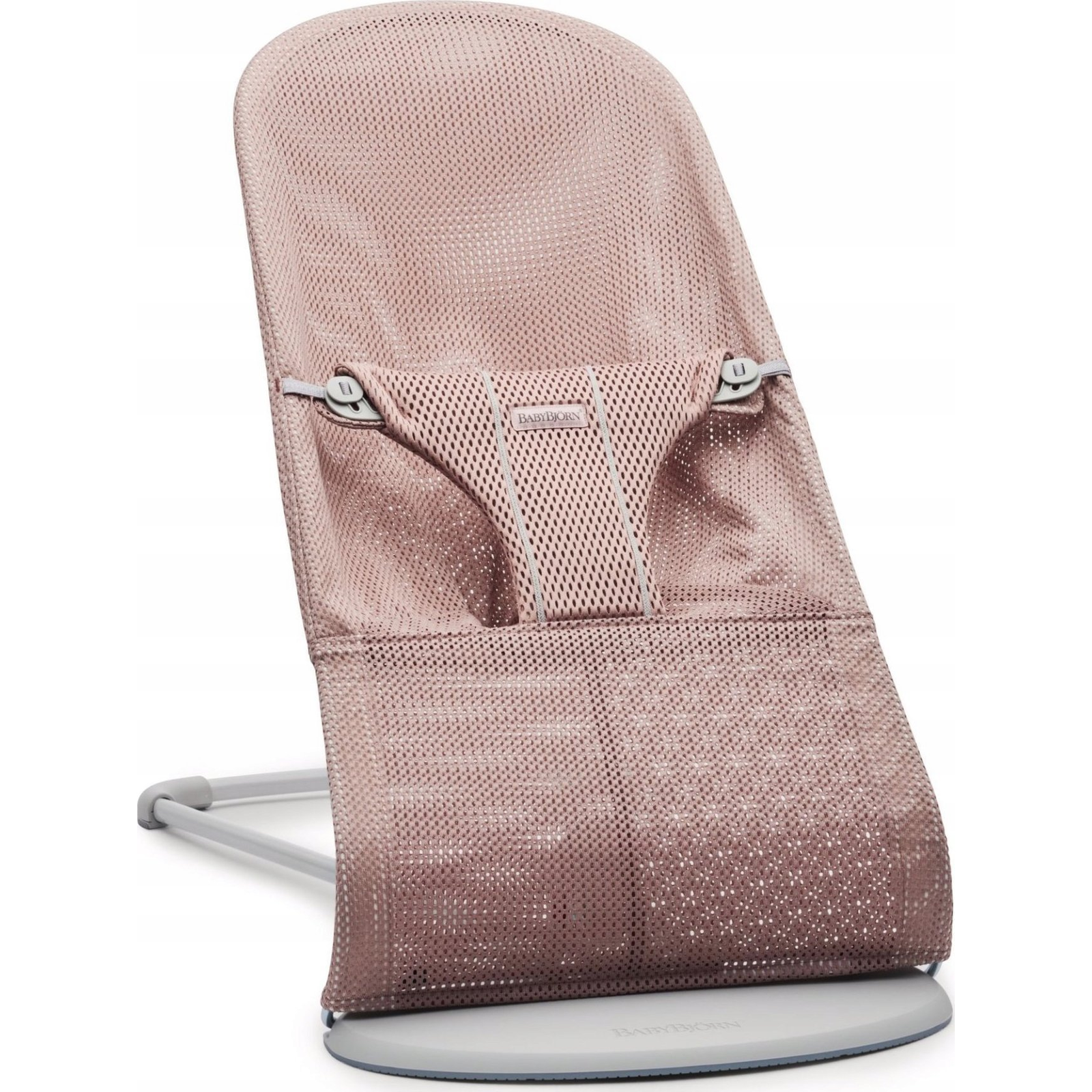 BabyBjorn BABYBJORN - leżaczek BLISS MESH - Ciemny Róż (7317680061089)-0