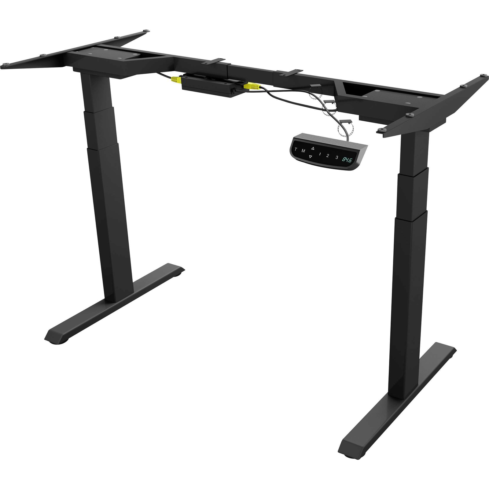 ICY BOX IB-EW206B-T Elektrický 2 noha/nohy Čierna (IB-EW206B-T)-0