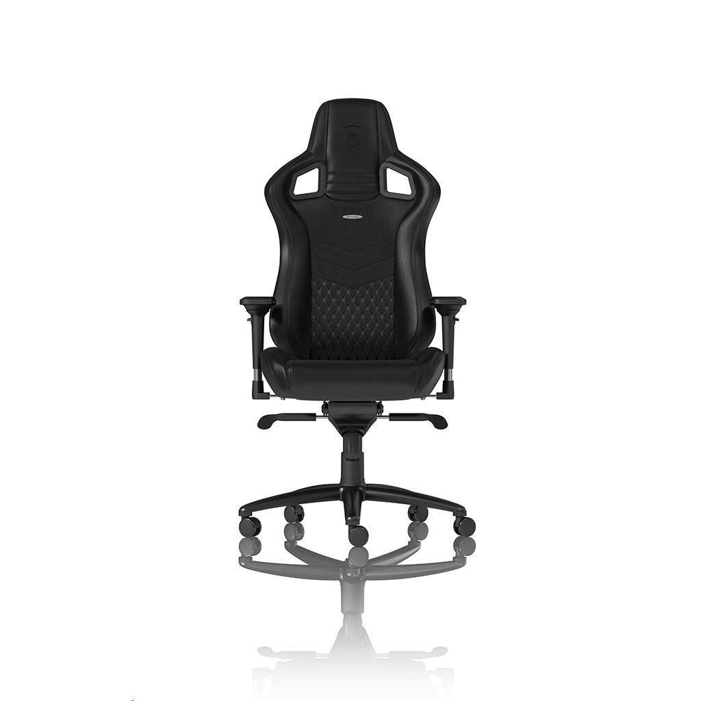 Fotel Noblechairs EPIC z prawdziwej skóry - czarny (GAGC-033) (NBL-RL-BLA-001)-0