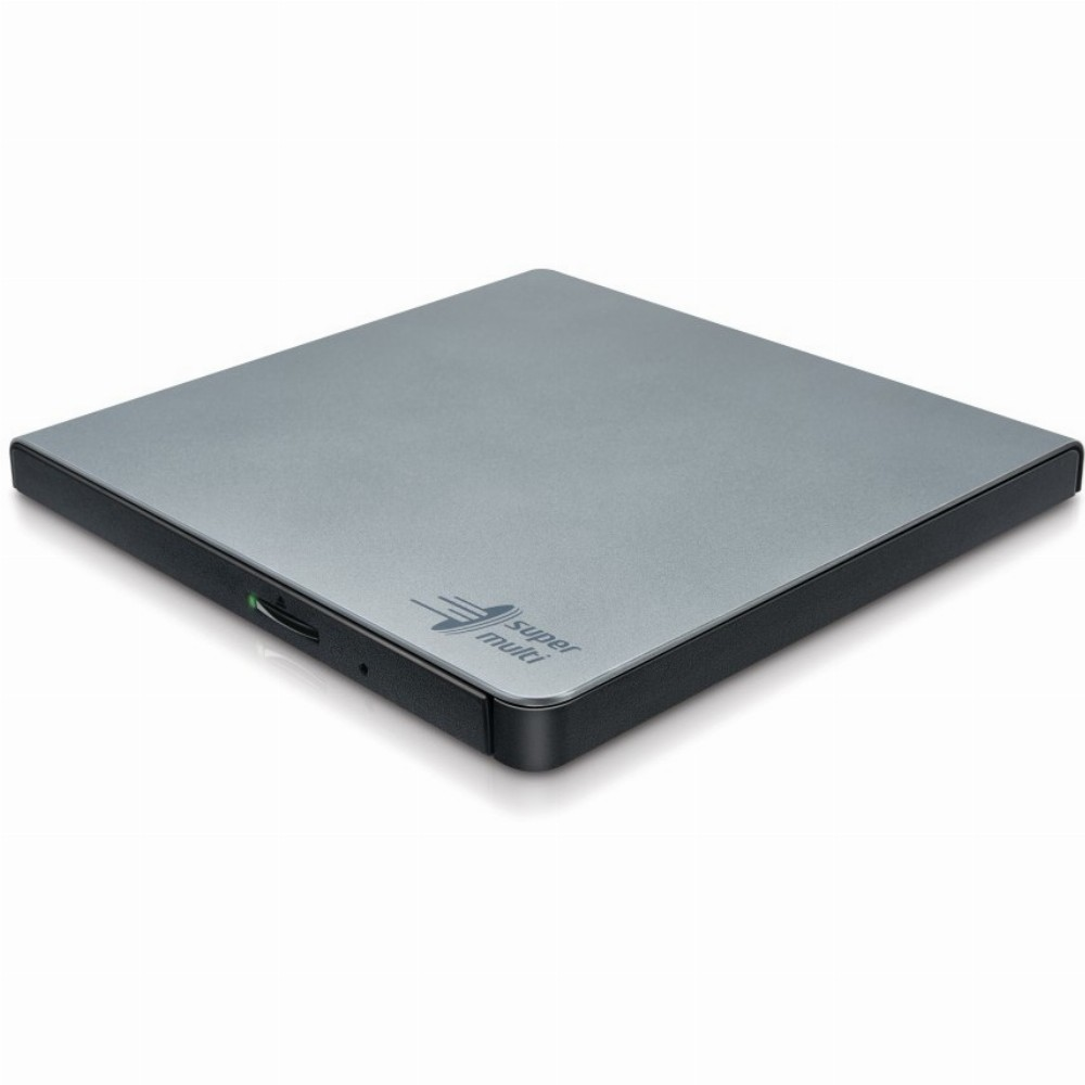 Hitachi-LG Slim Portable DVD-Writer unități optice DVD±RW Argint (GP57ES40.AHLE10B)-0