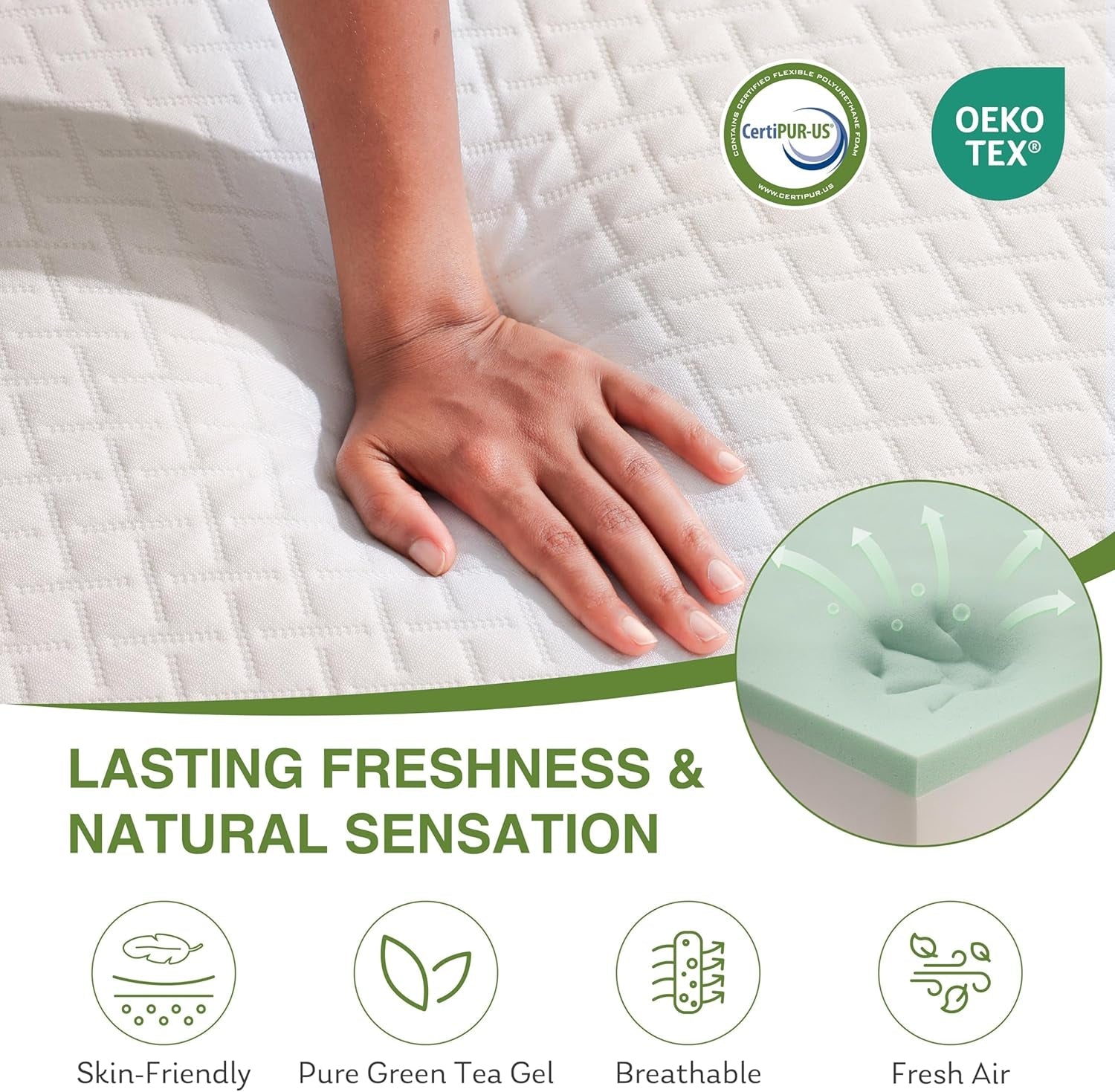King Size Premium Memory Foam Mattress TwelveInchCoolingGel-4