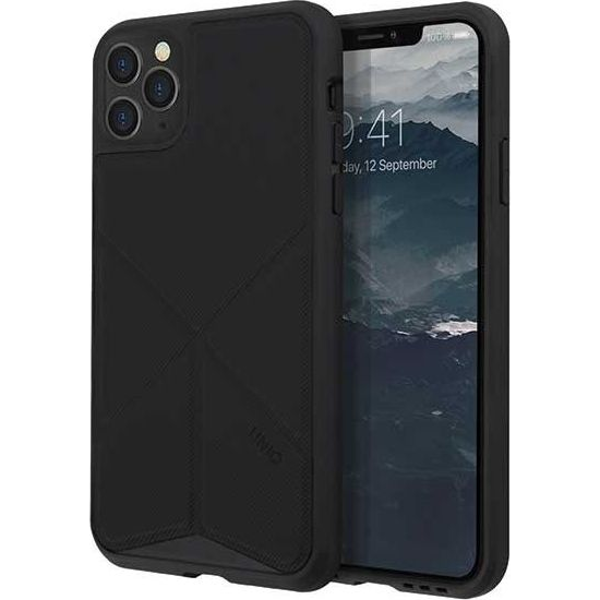 UNIQ Tok Transforma iPhone 11 Pro Max Fekete Tok (UNIQ95BLK)-0