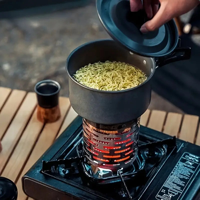 Camping Mini Heating Stove - Stainless Steel Grill Stove-2