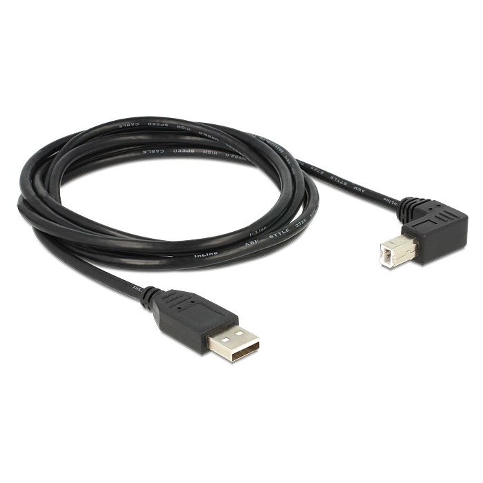 Kabel USB 2.0 A - B Delock 83528 2m černý (83528)-0