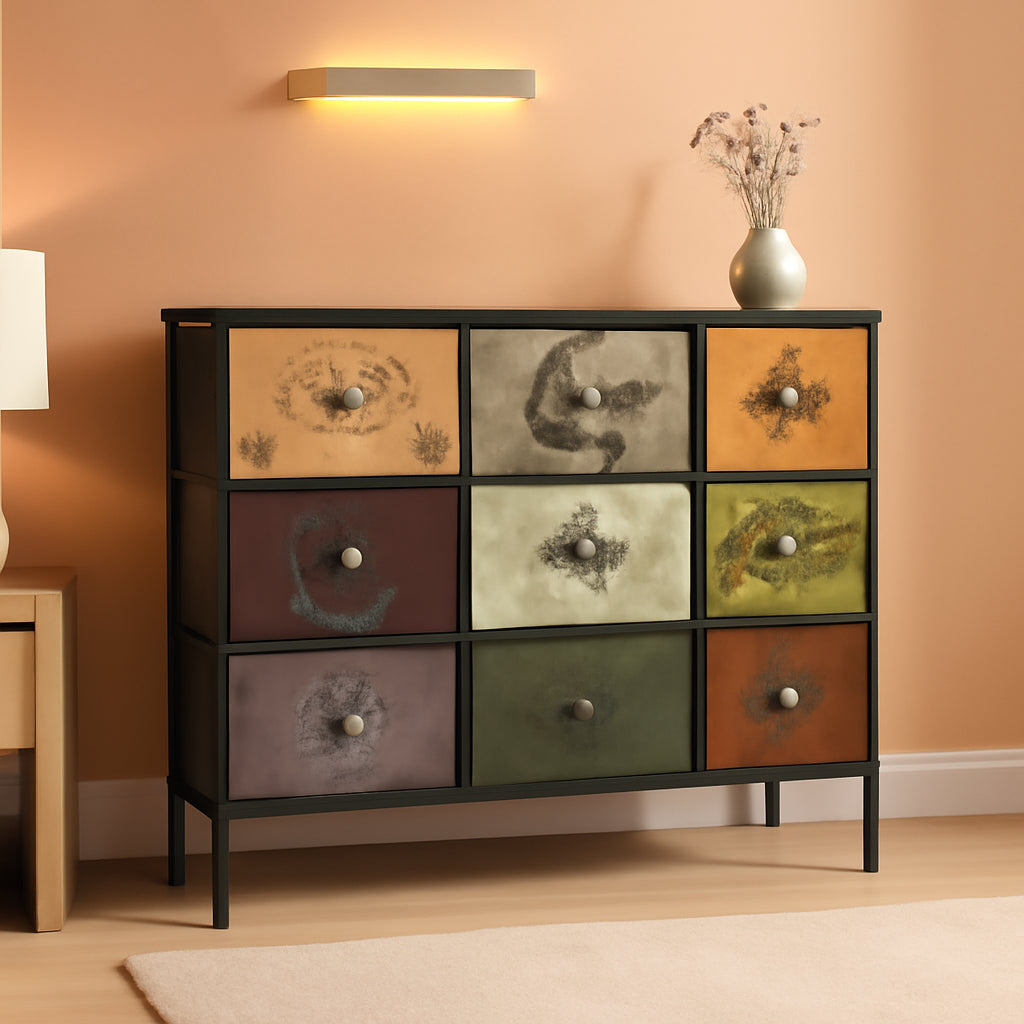 Premium 9-Drawer Dresser With Extra-Large TV Stand-0