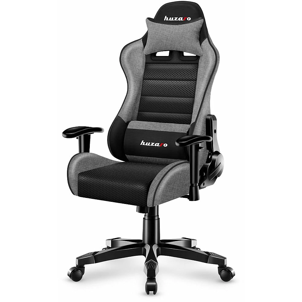 Детски гейминг стол HUZARO, Ranger, 6.0, Сив (HZ-RANGER 6.0 GREY MESH)-0