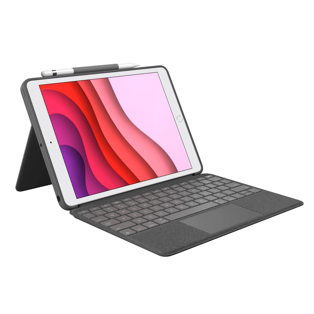 Logitech Combo Touch QWERTY British English Smart Connector Grafitowy (920-009629)-0