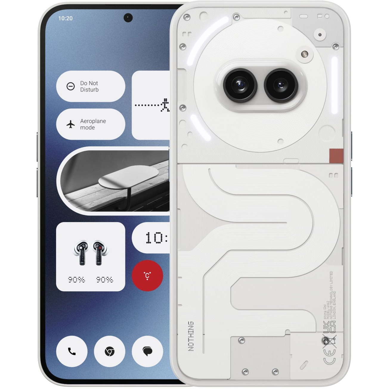 Smartfon Nothing Phone (2a) 5G 12/256GB Biały (S7834448) (A10400048)-0