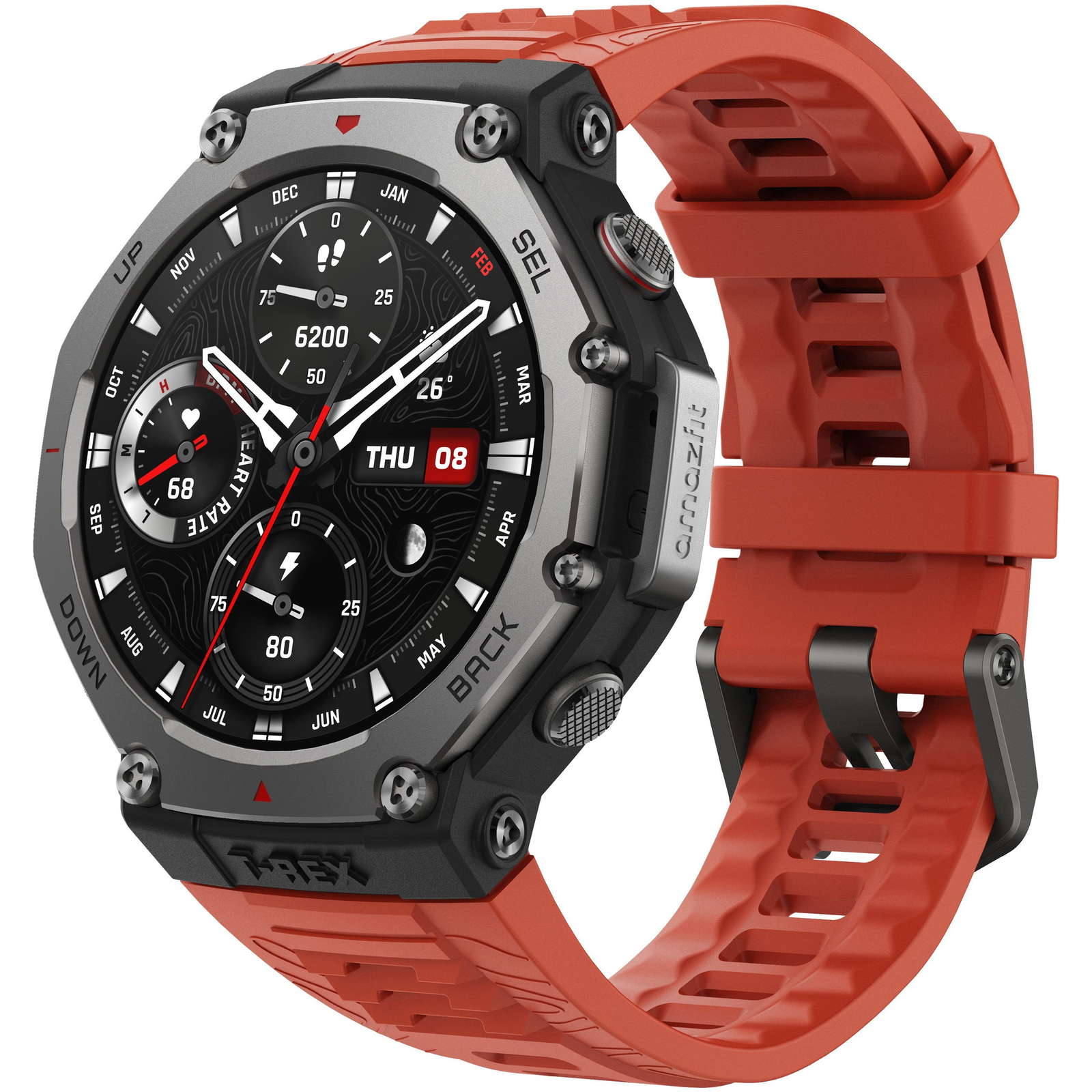 SmartwatchAmazfitHuami Amazfit T-Rex 3 lava W2322GL1N (6970100374933)-0