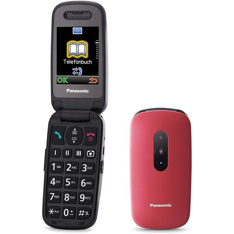 Mobilní telefon Panasonic KX-TU446EXR 32 MB / 32 MB 3G červený (KX-TU446EXR)-0