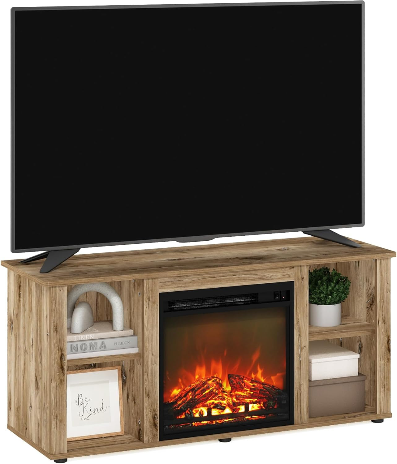 Jensen TV Stand With Electric Fireplace For 55 Inch TVs-4