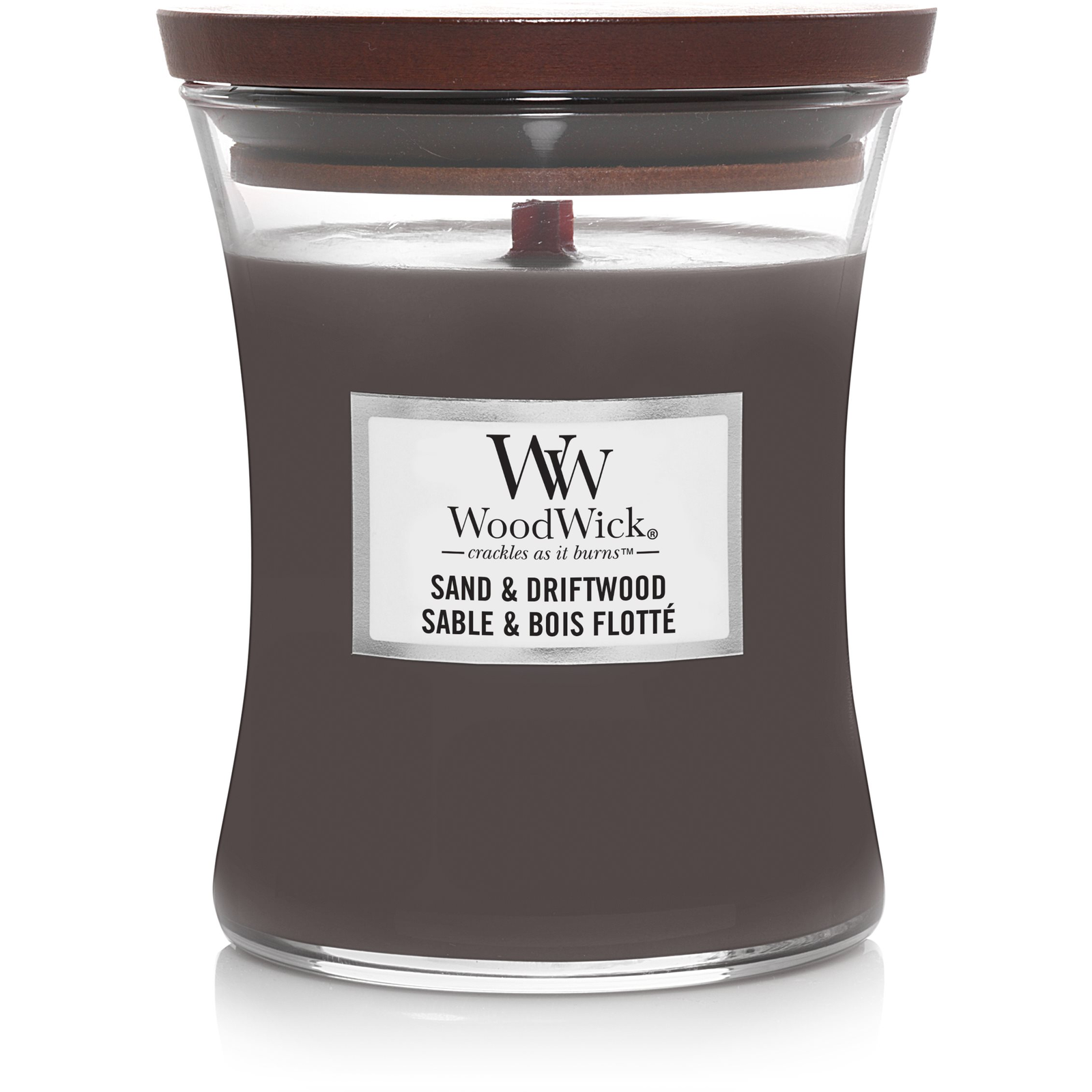WoodWick Świeca zapachowa Sand&Driftwood 275g (5038581057965)-0