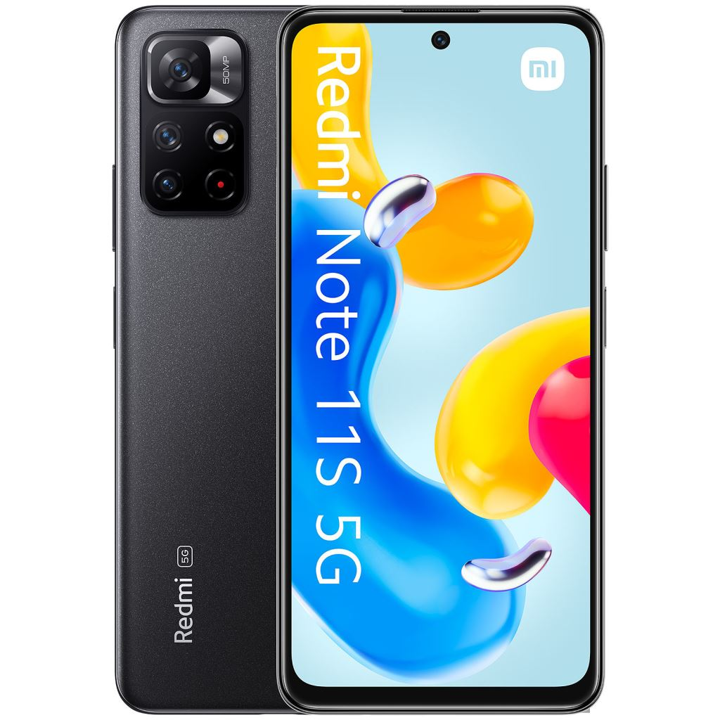 Смартфон Xiaomi Redmi Note 11S 5G, 6GB, 128GB, Midnight Black (Xiaomi Redmi Note 11S 5G 6/128GB fekete)-0