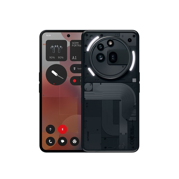 Telefon mobil Nothing Phone (3a) Pro, 256GB, 12GB RAM, 5G, Black (NOTHING-P3AP-1225-BK)-0