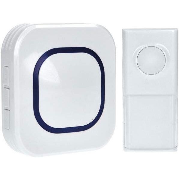 Solight vezeték nélküli ajtócsengő, 250m, fehér, tanulási kóddal (1L49)-0