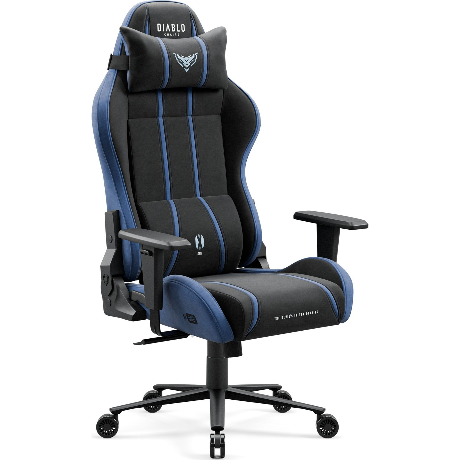 Fotel Diablo Chairs X-One 2.0 Normal Size Night Blue (5904405577981)-0