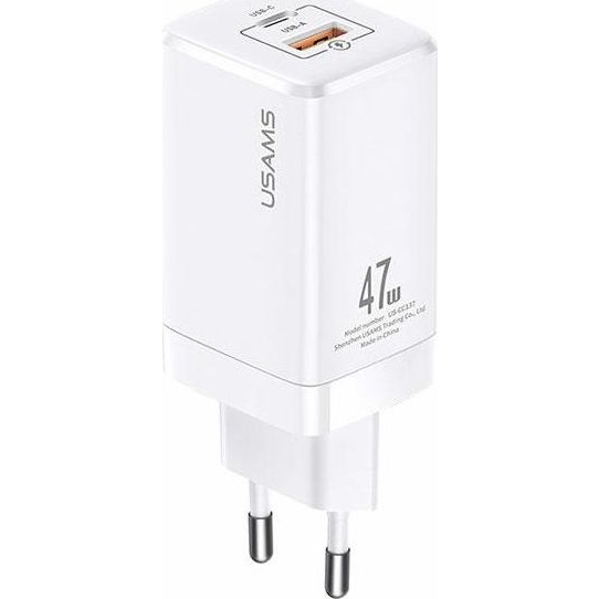USAMS RÝCHLA NABÍJAČKA 47W PD QC USB-C (6958444971148)-0