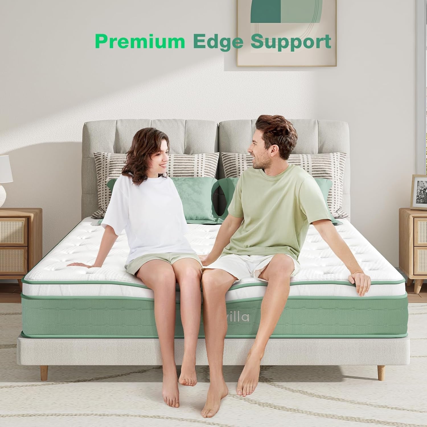 Twin Memory Foam Mattress Therapeutic Ergonomic Design-2